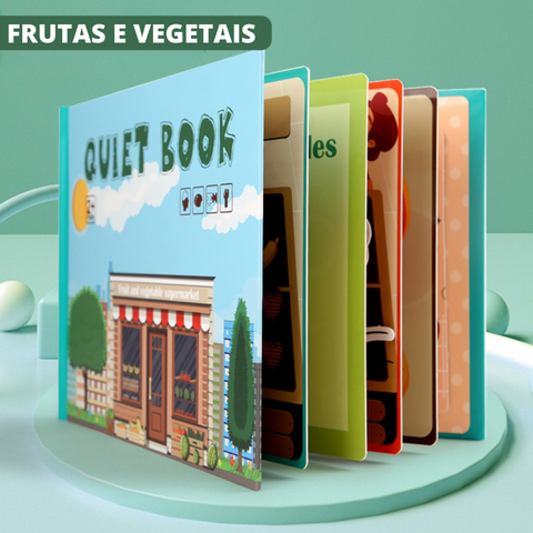 Livro Interativo Montessori QuietBook - Educação Infantil