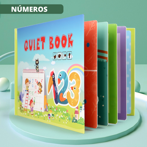 Livro Interativo Montessori QuietBook - Educação Infantil