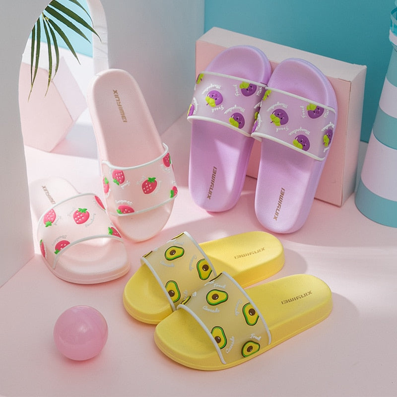 Chinelo Nuvem Infantil - Frutas Divertidas