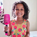 Escova de cerâmica Infantil - Pentea cabelos longos e enrolados (PROMOÇÃO EXCLUSIVA)